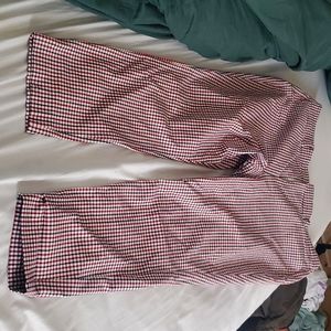 Plaid pixie pants